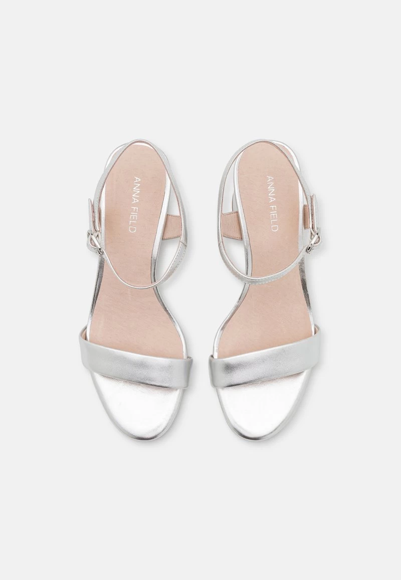 Anna Field LEATHER - Riemensandalette - Silver 8 Anna Field LEATHER - Riemensandalette - Silver – Bild 6