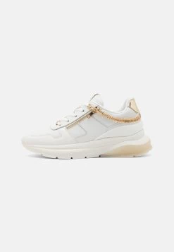Anna Field LEATHER - Sneaker Low - White/gold 9 Anna Field LEATHER - Sneaker Low - White/gold -Anna Field dbad58d6d04d463b8cf3b2cf09baa320