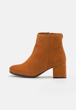 LEATHER - Stiefelette - Cognac