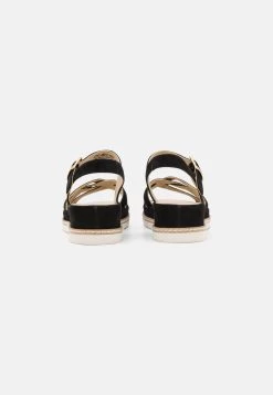 Anna Field LEATHER - Keilsandalette - Black -Anna Field e15a96d829114d55af3f3f08dc594dfd