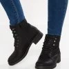 Anna Field WINTER BOOT - Schnürstiefelette - Black -Anna Field e867a9bd66494be39bbabdfa1f6dd468