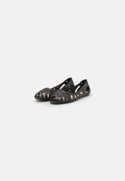 Anna Field LEATHER - Peeptoe Ballerina - Black -Anna Field f4c39ad53f7f44e3a117eed7682898b5